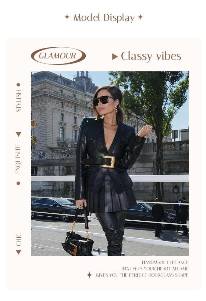 Grrly Grrls Tethered Obsidian Blazer Jacket 
