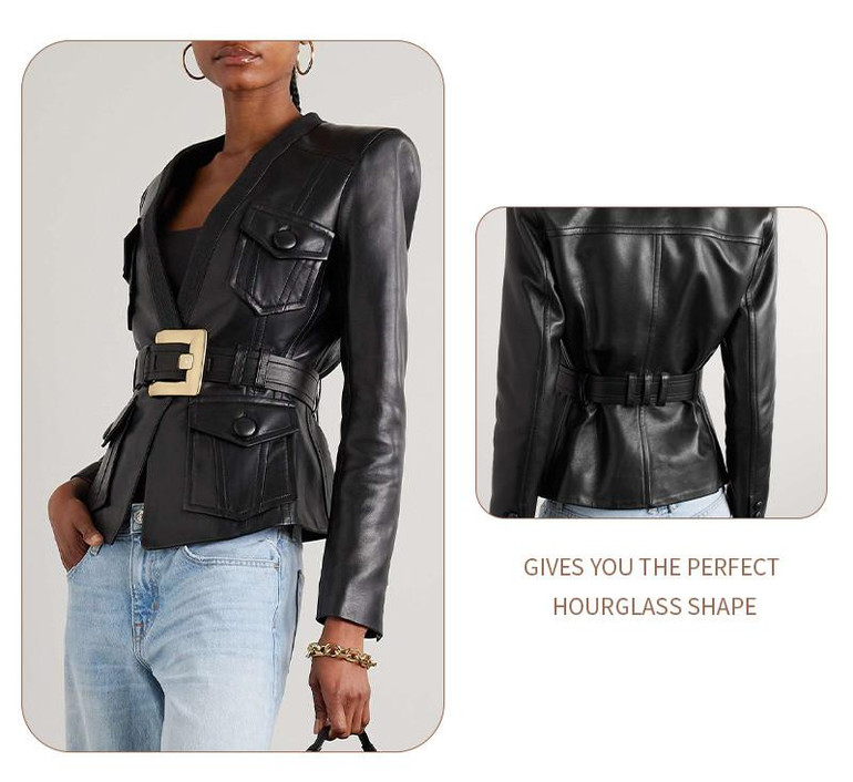 Grrly Grrls Tethered Obsidian Blazer Jacket 