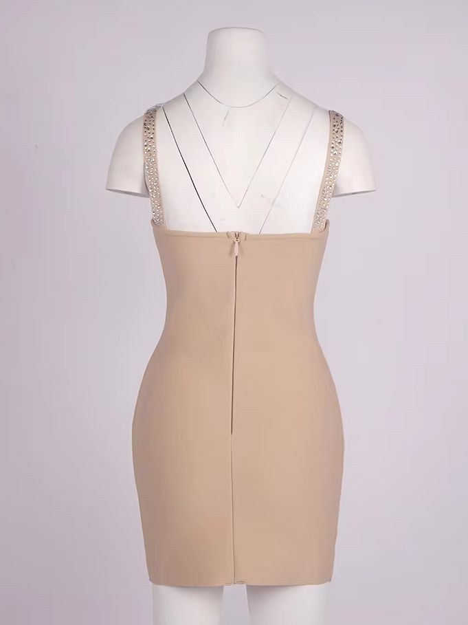 Lattice Glint Mini Dress