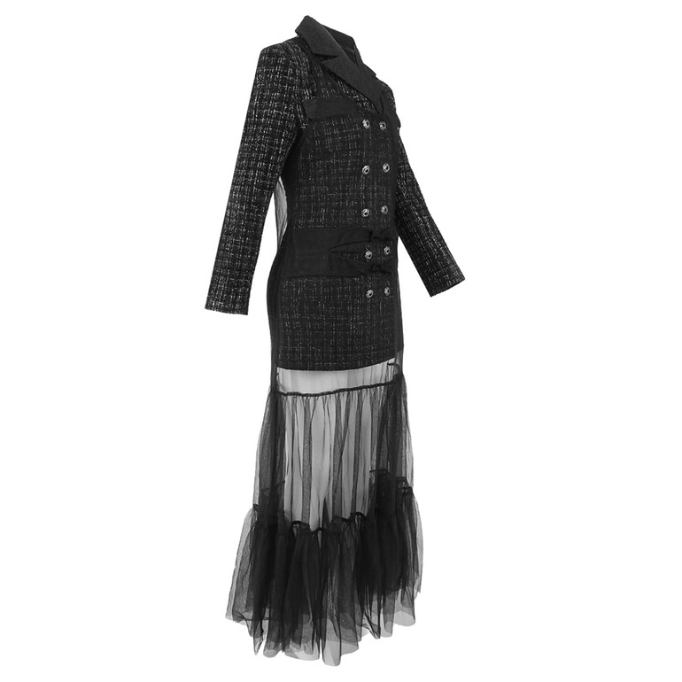 Tweed Blazer Dress Set 