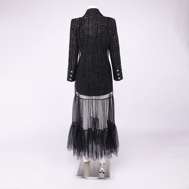 Tweed Blazer Dress Set 
