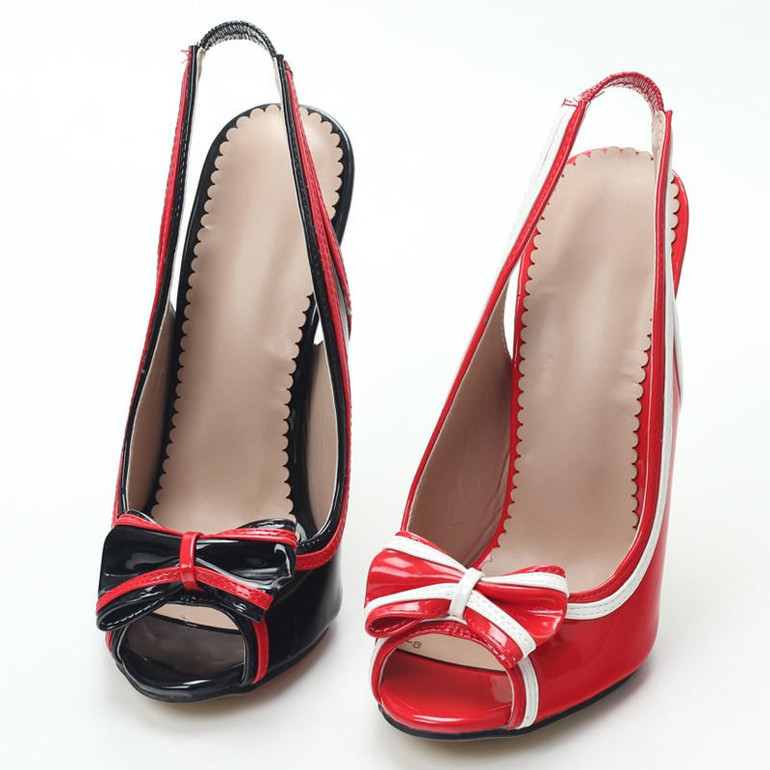 Grrly Grrls Elegant Bowknot High Heel Sandals 