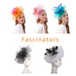 Grrly Grrls Elegant Organza Flower Derby Sun Hat 