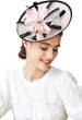  Feather Fascinator Pillbox Hat  