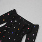 Grrly Grrls Multi-colored Crystal Midi Dress 
