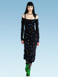 Grrly Grrls Multi-colored Crystal Midi Dress 