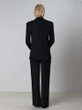 Grrly Grrls Noir Feathered Pant Suit 