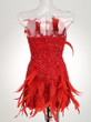 Grrly Grrls Fiery Feather Sequin Mini Dress 