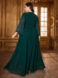 Grrly Grrls Beaded Elegance Plus Size Arabian Maxi Dress 