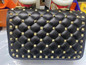 Grrly Grrls Sheepskin Rivet Chain Shoulder Bag 