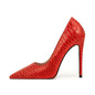 Grrly Grrls Serpent Glide Snake Pattern Stilettos 