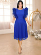 Grrly Grrls Pleated Mesh A-Line Plus Size Dress 