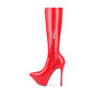 Grrly Grrls Elastic Microfiber Platform Boots  