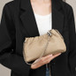 Grrly Grrls Celestial Chic – Ruched Leather Chain Shoulder Bag 