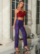 Grrly Grrls Floral Fusion – Crop Top & Sequin Trousers 