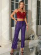 Grrly Grrls Floral Fusion – Crop Top & Sequin Trousers 