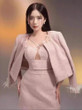 Grrly Grrls Feathered Elegance Tweed Suit Set  