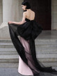 Grrly Grrls Ethereal Charm: Floor-Length A-Line Gown 