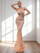 Grrly Grrls Moonlit Pearl Patchwork Gown 