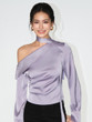  Asymmetria Folded Blouse 