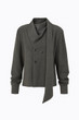  Écharpe Knit Collar Blouse  