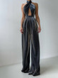 Starlight Siren Halter Jumpsuit