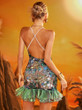Disco Bloom Mini Dress
