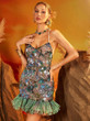 Disco Bloom Mini Dress