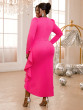 Crimson Cascade Dress — Plus Size 