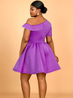 Petal Voltage Dress — Plus Size 