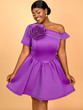 Petal Voltage Dress — Plus Size 