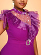 Crimson Amethyst Dress — Plus Size 