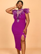 Crimson Amethyst Dress — Plus Size 
