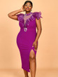  Crimson Amethyst Dress — Plus Size  