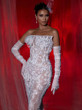 Moonlit Bloom Mermaid Gown