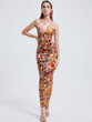 Midnight Bloom Sequin Gown 