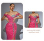 Grrly Grrls Fuchsia Flame Gown  