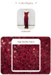 Grrly Grrls Bordeaux Starlight Gown  