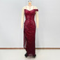 Grrly Grrls Bordeaux Starlight Gown  