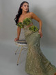 Emerald Bloom Gown 