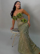 Grrly Grrls Emerald Bloom Gown  