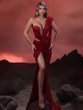 Crimson Blaze Gown