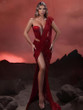 Grrly Grrls Crimson Blaze Gown 