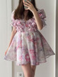 Grrly Grrls Blush Petal Mini Dress 