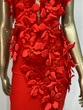 Crimson Petal Gown 
