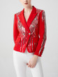 Crimson Flare Blazer