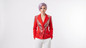 Crimson Flare Blazer