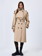 Khaki Veil Trench