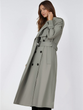 Khaki Veil Trench