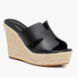 Grrly Grrls Strawbound Platform Wedges  